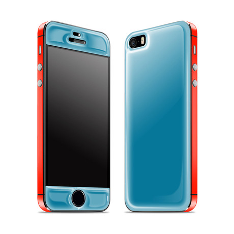 Glow Gel Combo for iPhone 5/5S // Electric Blue & Red