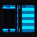Glow Gel Combo for iPhone 5/5S // Nautical Striped & Red