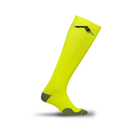 Marathon Compression Socks // Neon Yellow (XS)