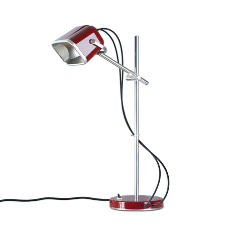 "Mob" Table Lamp // Red + Black Cord