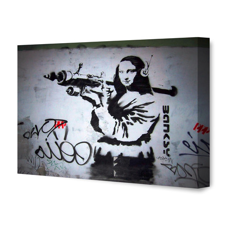 Omona Liza by Banksy (26" x 18")