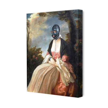 Gimp Masked Woman by Banksy  (26" x 18")