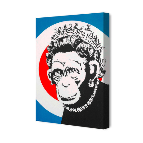 Monkey Queen by Banksy (26" x 18")