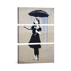 Nola Girl With The Umbrella by Banksy  (26" x 18")