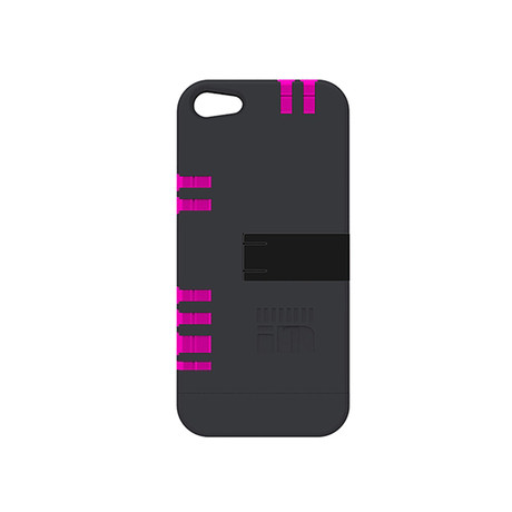 iPhone 5/5s Case // Black w/ Pink Tools