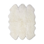 Premium Sexto Sheepskin Pelt (Ivory)