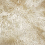 Premium Single Sheepskin Pelt (Linen)