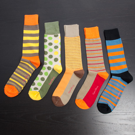 The Tundra Collection // Fancy Men's Socks // Set of 5