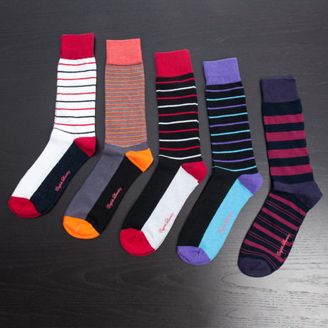 The Night Collection // Fancy Men's Socks // Set of 5