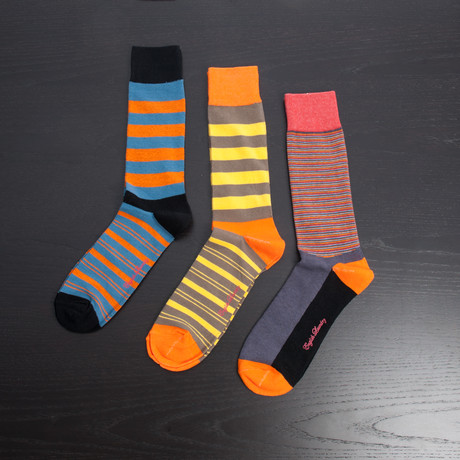 The Autumn Collection // Fancy Men's Socks // Set of 3