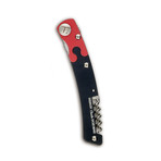 Thiers Pocket Knife & Corkscrew // Black & Red Handle  (Black & Red Handle)