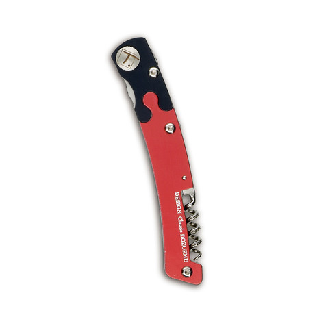 Thiers Pocket Knife & Corkscrew // Red & Black Handle  (Red & Black Handle)