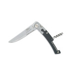 Thiers Pocket Knife & Corkscrew // Black & Grey Handle  (Black & Grey Handle)