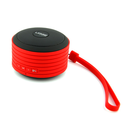 Portable Bluetooth Speaker // Red & Black