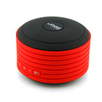 Portable Bluetooth Speaker // Red & Black