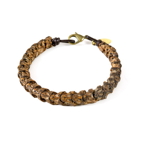 Snake Vertebrae Bracelet (XL – 9”)