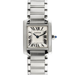 Cartier Stainless Steel Tank Française // Ladies // c. 2000's