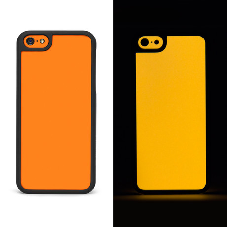 Glow Hard Case // Orange (iPhone 5/5S)