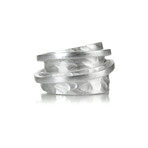 Bilbao Sculptured Twist Ring (Size 6)