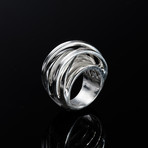 Cerrado Solid Swirl Ring (Size 6)