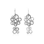 Italiano Multi Bubble Art Deco Earrings