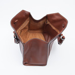 Calfskin Bag // Tobacco