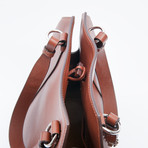 Calfskin Bag // Tobacco