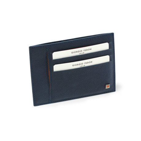 Life Evolution 8-Card Wallet (Blue & Orange)