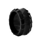 Templar Ring // 10mm Black Titanium (Size 9)