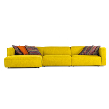 Match Sectional // 3 Pieces // Citron Green