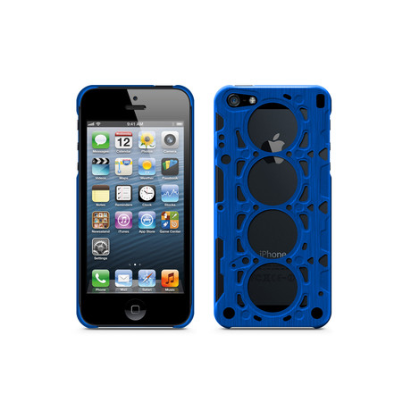Gasket V8 for iPhone 5 // Blue