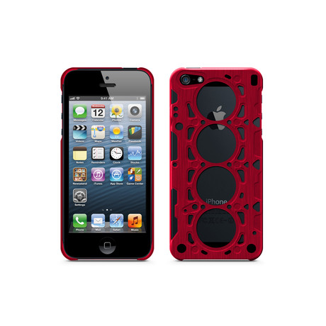 Gasket V8 for iPhone 5 // Red