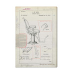 Barber Chair Patent 1882 (16"L x 24"W x 1.5"H)