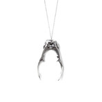 Medium Stag Necklace (Sterling Silver)