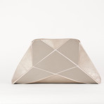 XXL Clutch // Grey + Rose Metallic