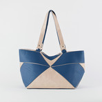 Shopper // Blue + Gold