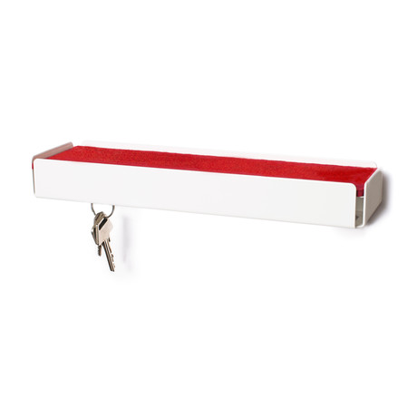 Key-Box (White Box + Red Felt)