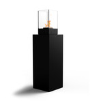 VERTIKAL MICRO Pedestal with Fireburner (Black Textured)