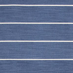 Flat-Weave Wool Cape Cod Rug // Blue (2.6' x 8')