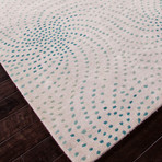 Hand-Tufted Wool Whirlpool Rug