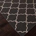 Flat-Weave Wool Delphine Rug // Chocolate (3.6' x 5.6')