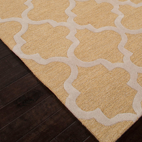 Hand-Tufted Wool Miami Rug // Gold