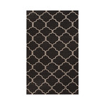 Flat-Weave Wool Delphine Rug // Chocolate (5' x 8')