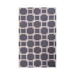 Hand-Tufted Polyester Kareem Rug // Charcoal (4'L x 6'W)