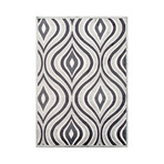 Fables Area Rug // White + Gray Violet (5' X 7.6')