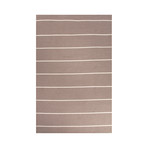 Flat-Weave Wool Cape Cod Rug // Sand (2.6'L x 8'W)