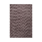 Handmade Polyester Reina Shag // Burgandy (2' x 3')