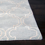 Hand-Tufted Wool // Art Silk Hampton Rug (5' x 8')