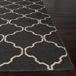 Flat-Weave Wool Delphine Rug // Chocolate (5' x 8')