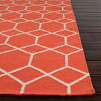 Flat-Weave Wool Zahara Rug (5' x 8')